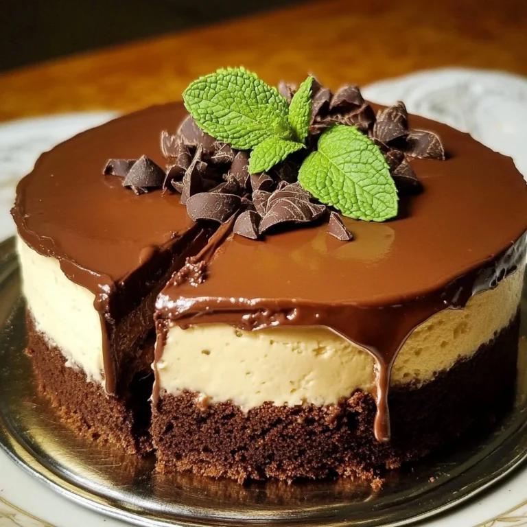 CHOCO-MINT KÄSEKUCHEN DER DEINEN KOPF VERBLÜFFT