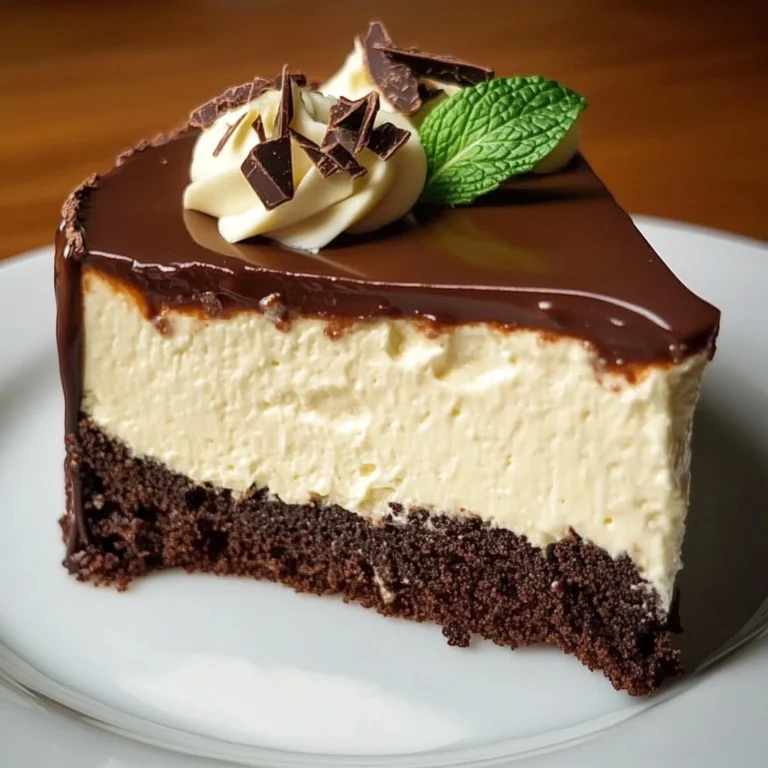 CHOCO-MINT KÄSEKUCHEN, DER DIR DEN KOPF VERDREHT