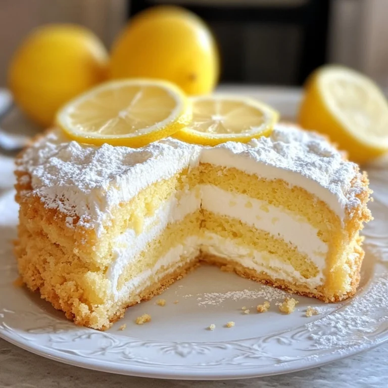 Einfache Zitronen-Chiffon-Torte