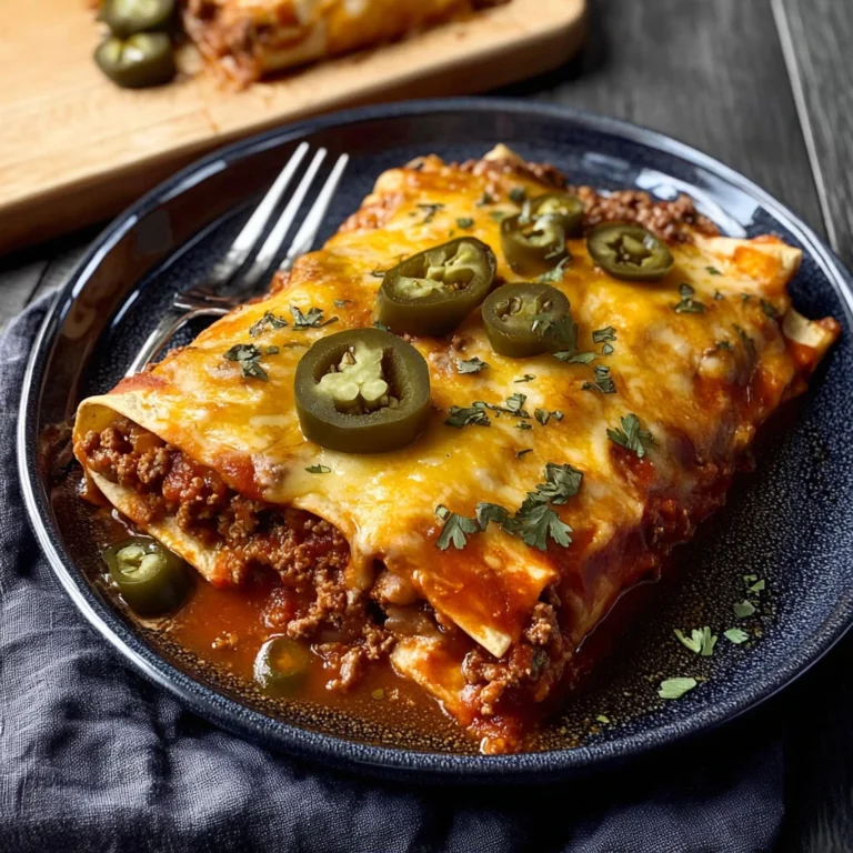 Rindfleisch- und Käse-Enchiladas