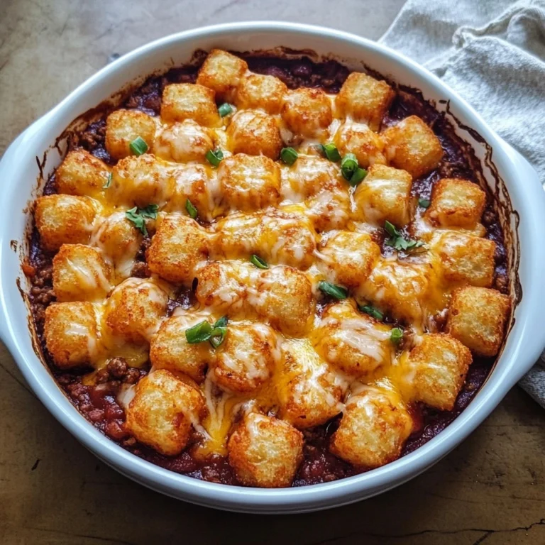 Tater Tot Chili Auflauf