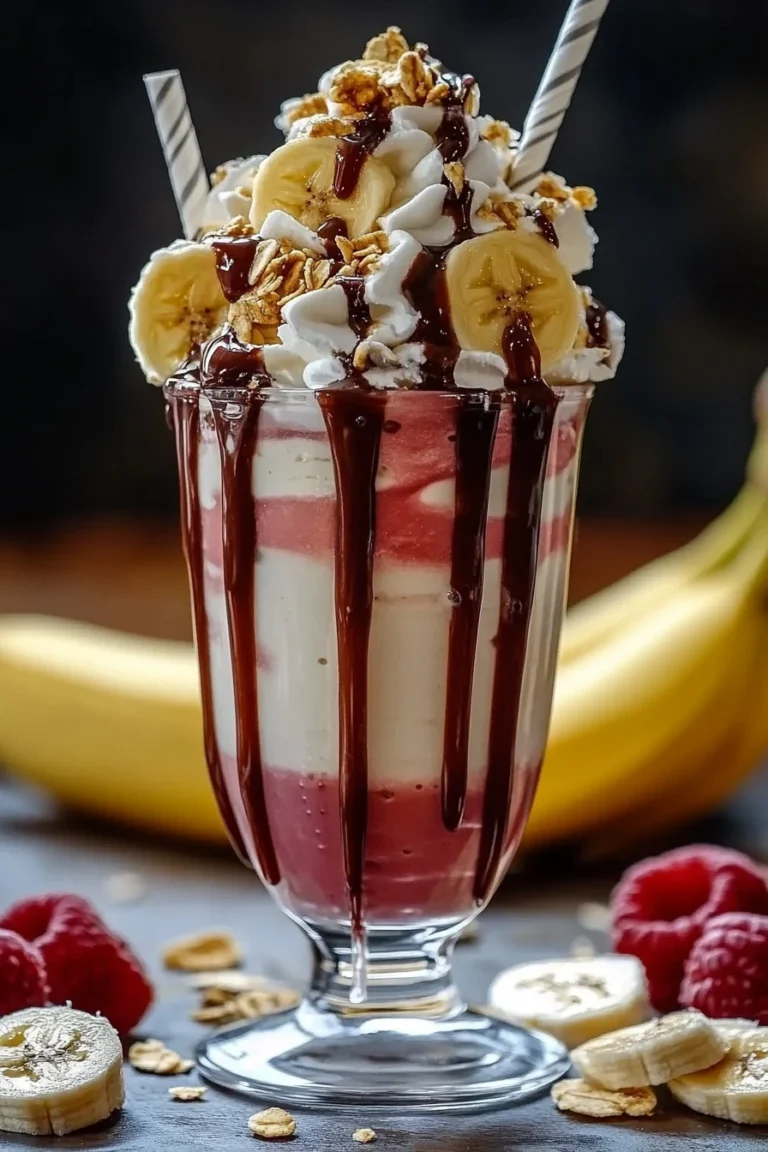 Bananensplit-Milchshake