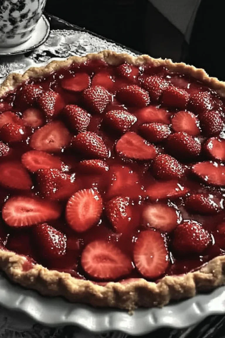 Big Boys frischer Erdbeerkuchen