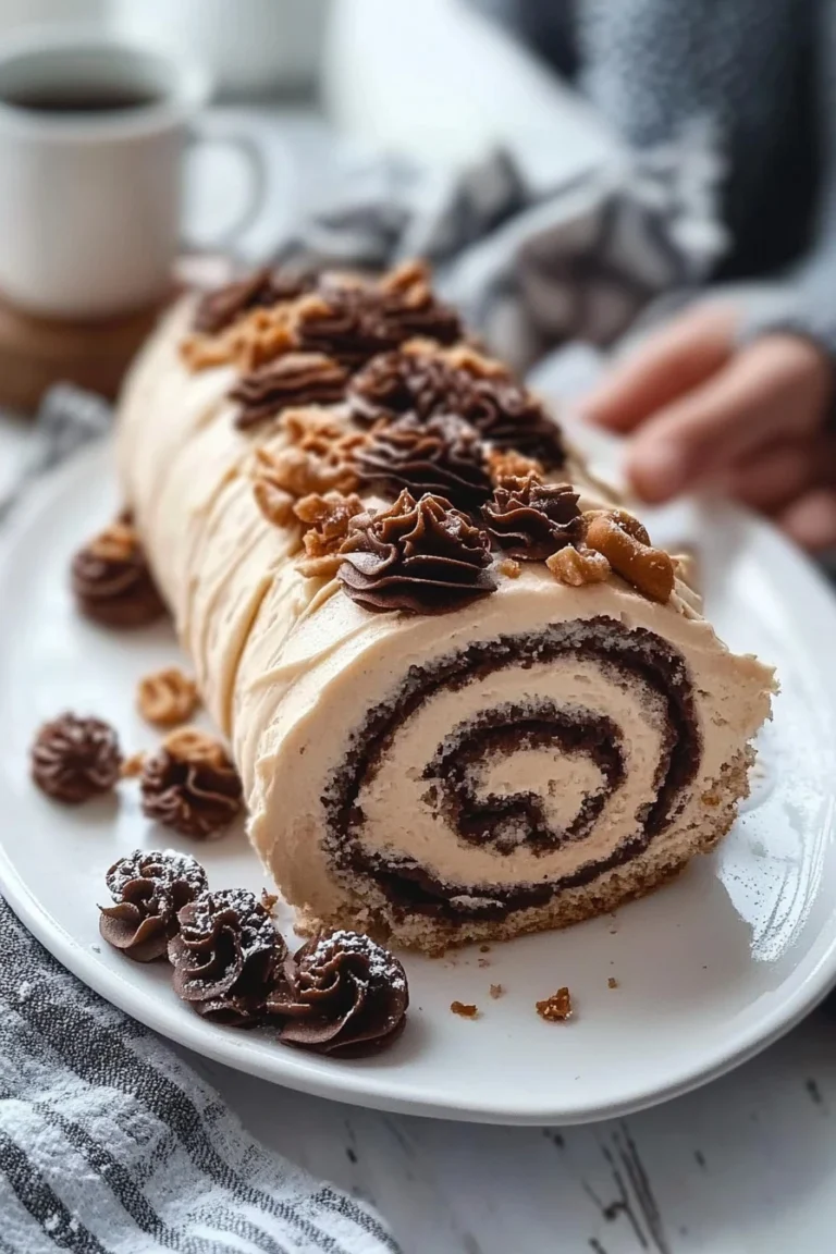 Erdnussbutter Becher Kuchenrolle Rezept