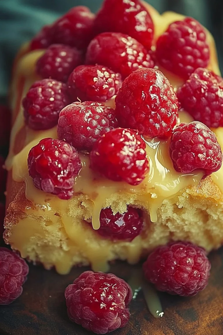 Erfrischender Zitronen-Himbeer-Kuchen
