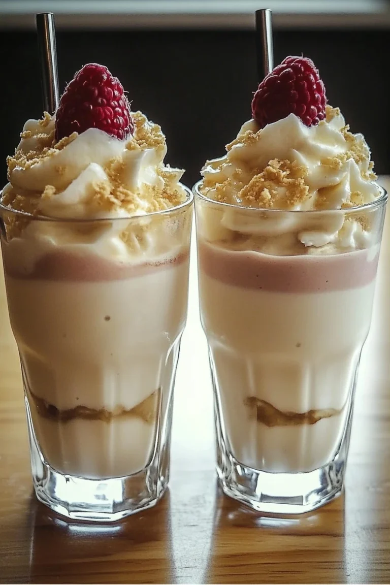 Hausgemachte Bananensplit-Milchshakes: Ein Eisbecher im Glas!