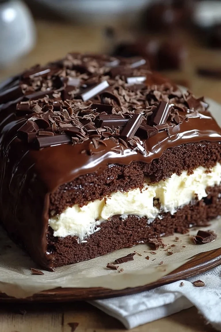Hershey’s Schokoladenkuchen mit Frischkäsefüllung