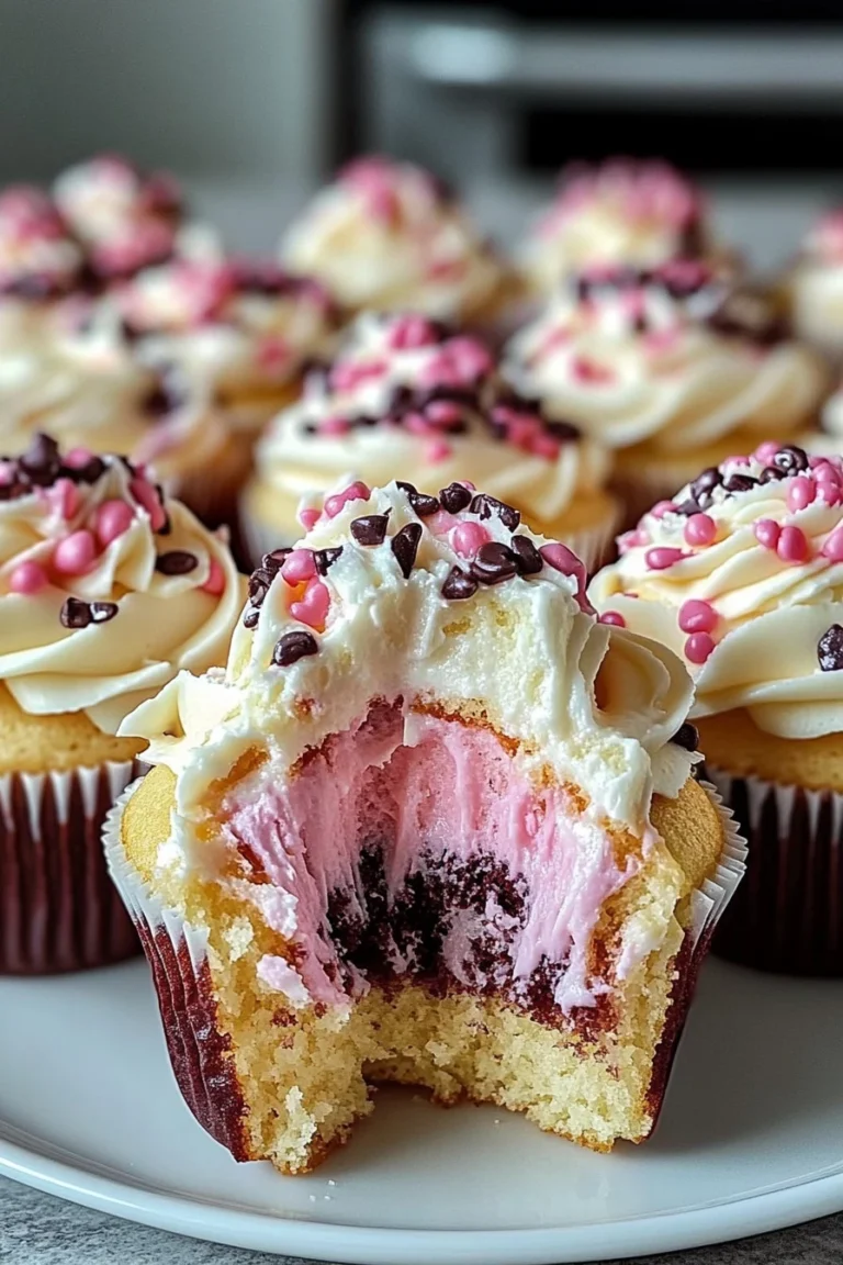 Himmlische Neapolitanische CreamCupcakes