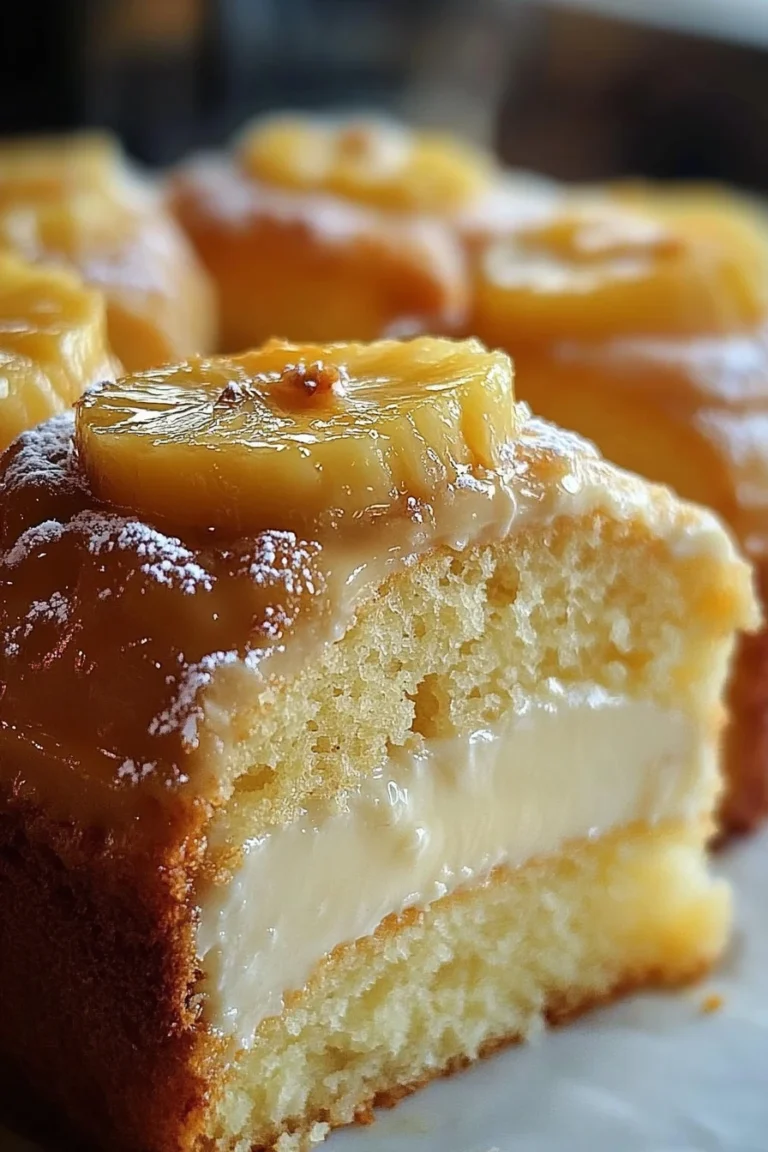 Himmlischer weißer Schokoladen-Ananaskuchen