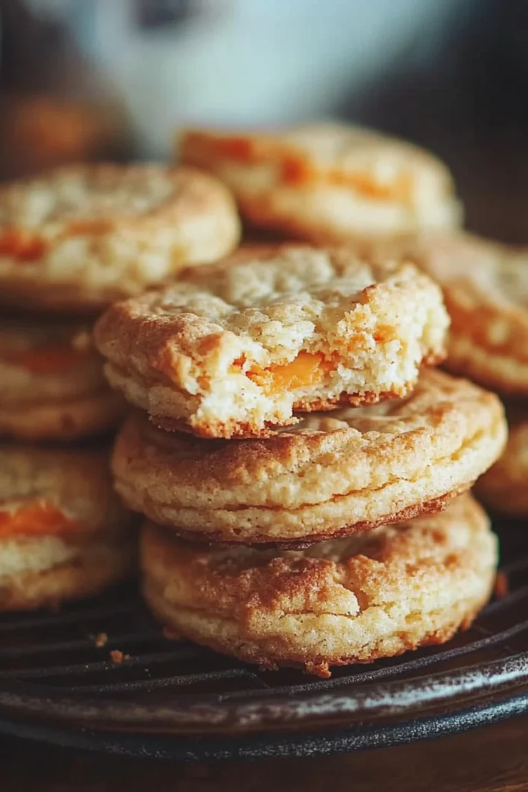 Karotten-Käsekuchen gefüllte Kekse
