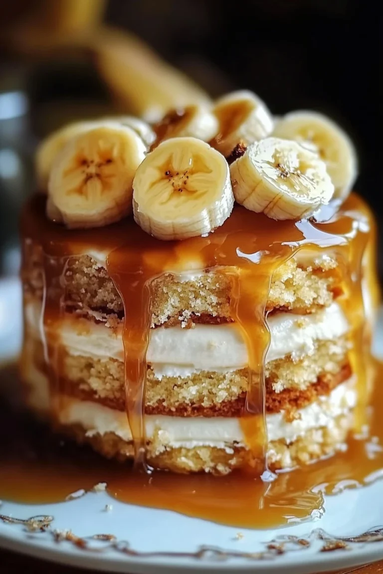 Saftiger Karamell-Bananen-Traumkuchen