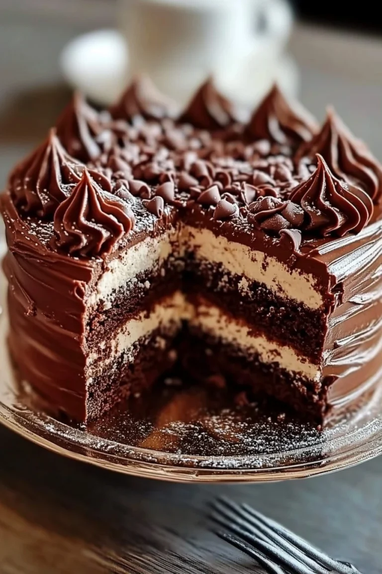 Schokoladenkuchen mit seidiger Mousse – Der ultimative Genuss!