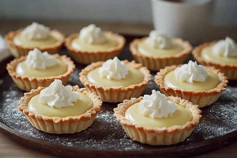 Weiße Schokolade und Kokosnuss Tartlets