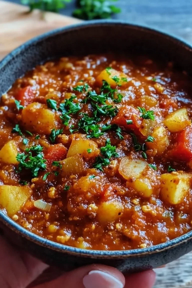 Paprika-Kartoffel-Topf mit Linsen