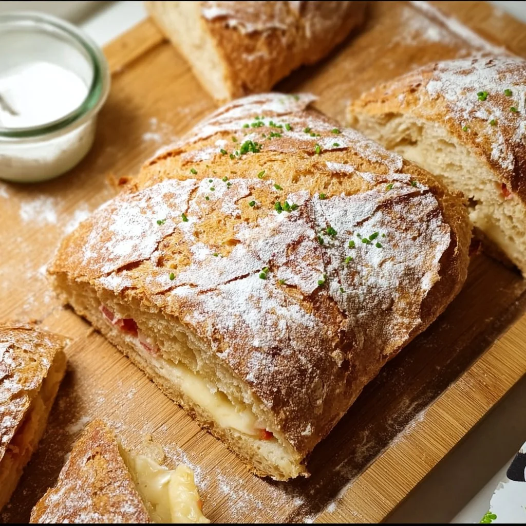 Leckeres selbstgemachtes Handbrot wie vom Weihnachtsmarkt