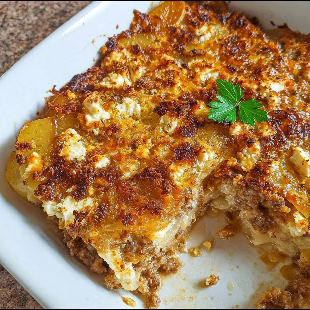 Kartoffel-Hack-Auflauf mit Feta - ein schnelles und leckeres Gericht