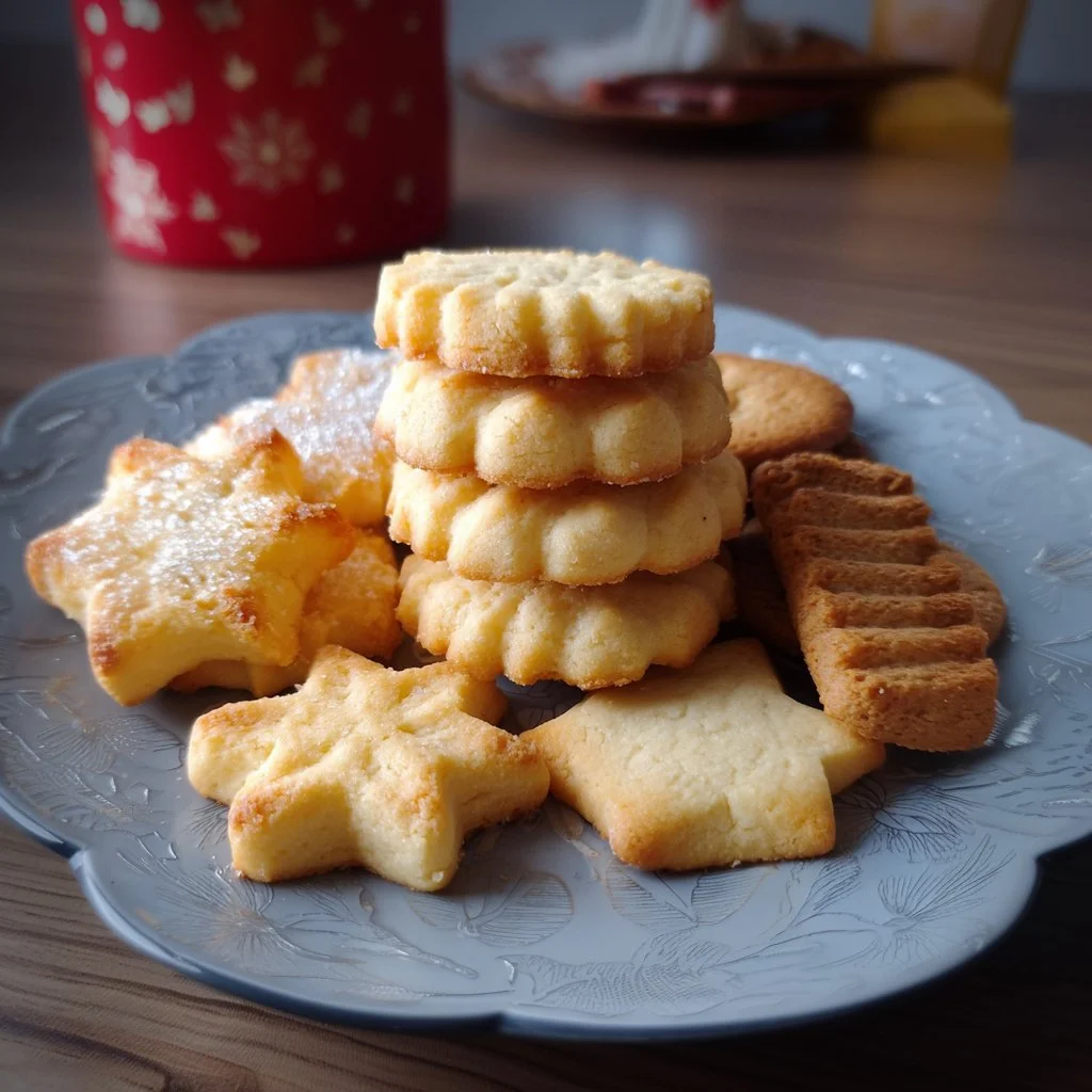 Omas beste Butterplätzchen, köstliche und buttrige Weihnachtskekse