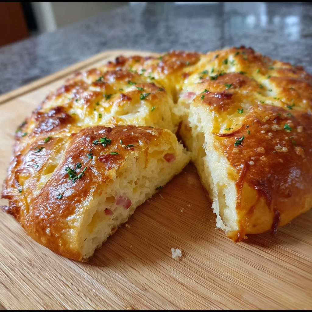 Schneller Rahmfladen in 5 Minuten zubereitet mit frischen Zutaten