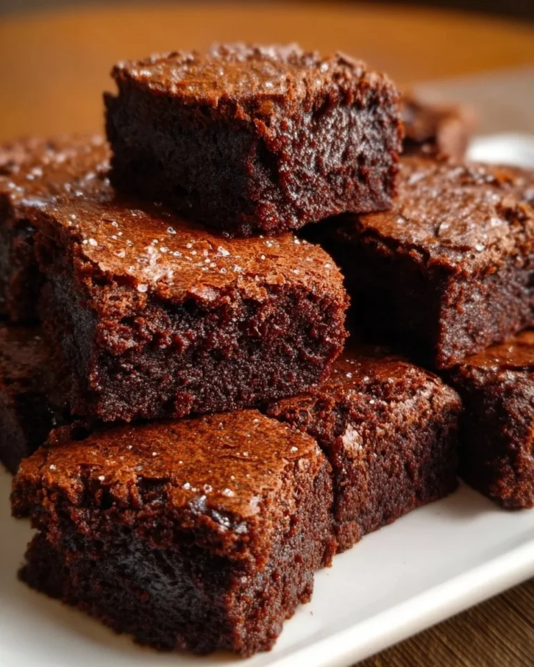 leckere Airfryer-Brownies auf einem Teller