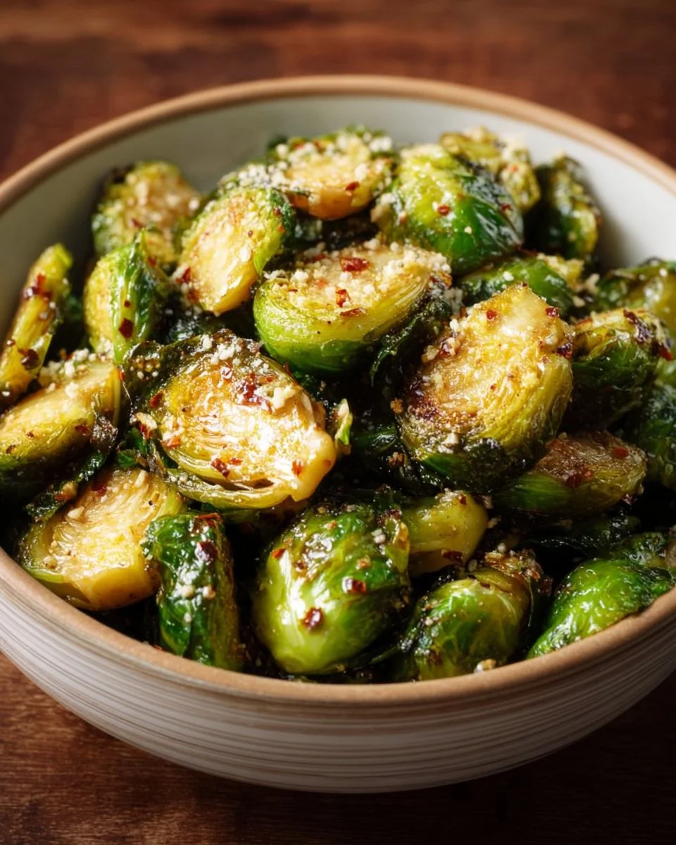 Airfryer Rosenkohl knusprig zubereitet als gesundes Gemüsegericht