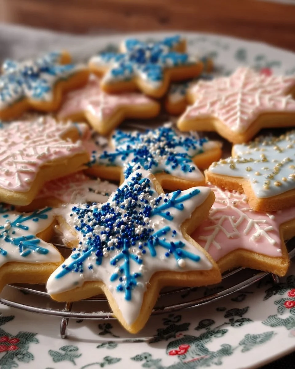 Leckere Ausstechplätzchen auf einem Blech, bereit zum Dekorieren und Servieren.
