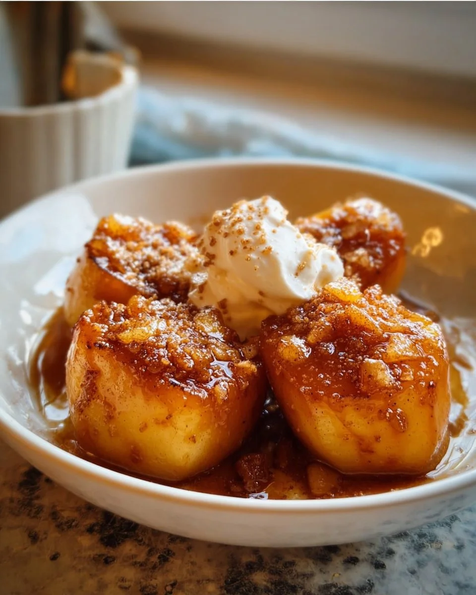 Gebackene Äpfel aus der Heißluftfritteuse – ein leckeres Dessert