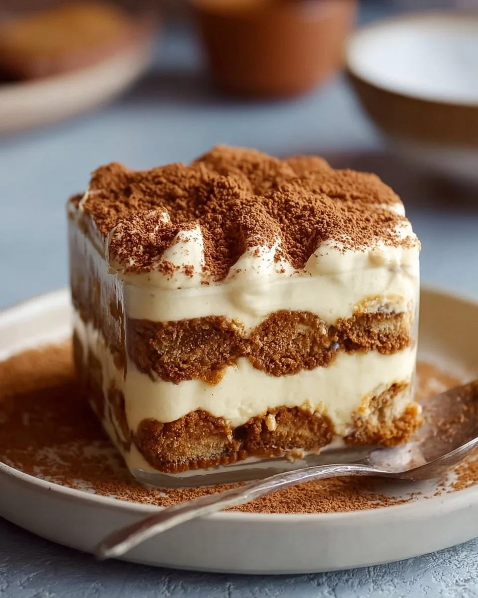Cremiges Biscoff Tiramisu mit Spekulatius und Kaffee