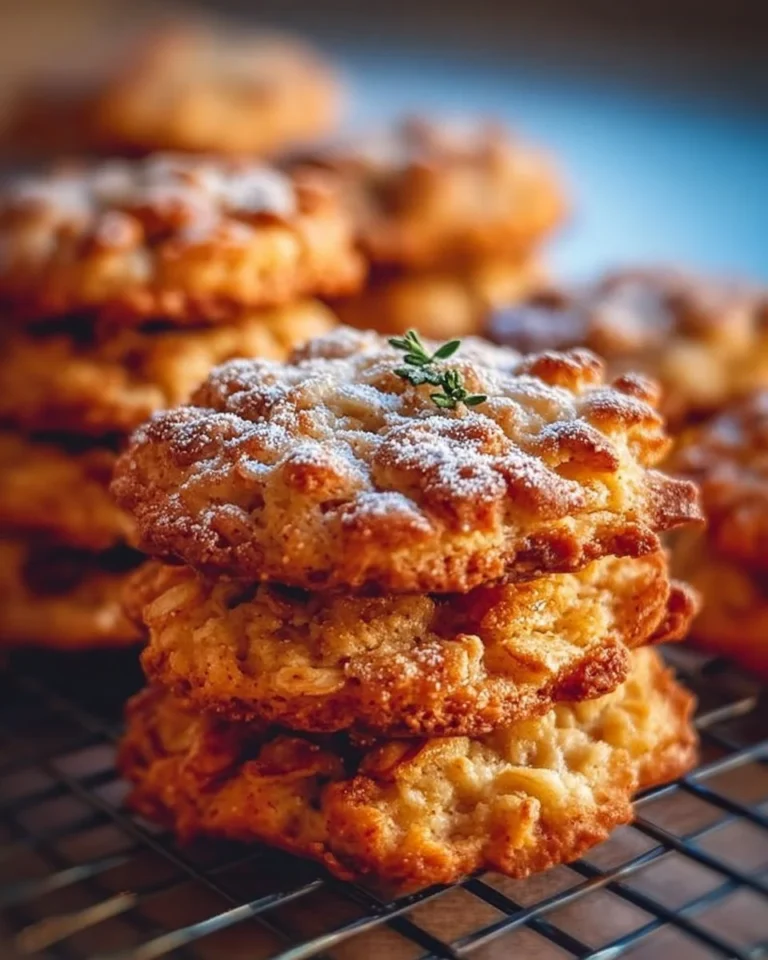 Gesunde Apfel-Hafer-Kekse auf einem Teller mit frischen Äpfeln