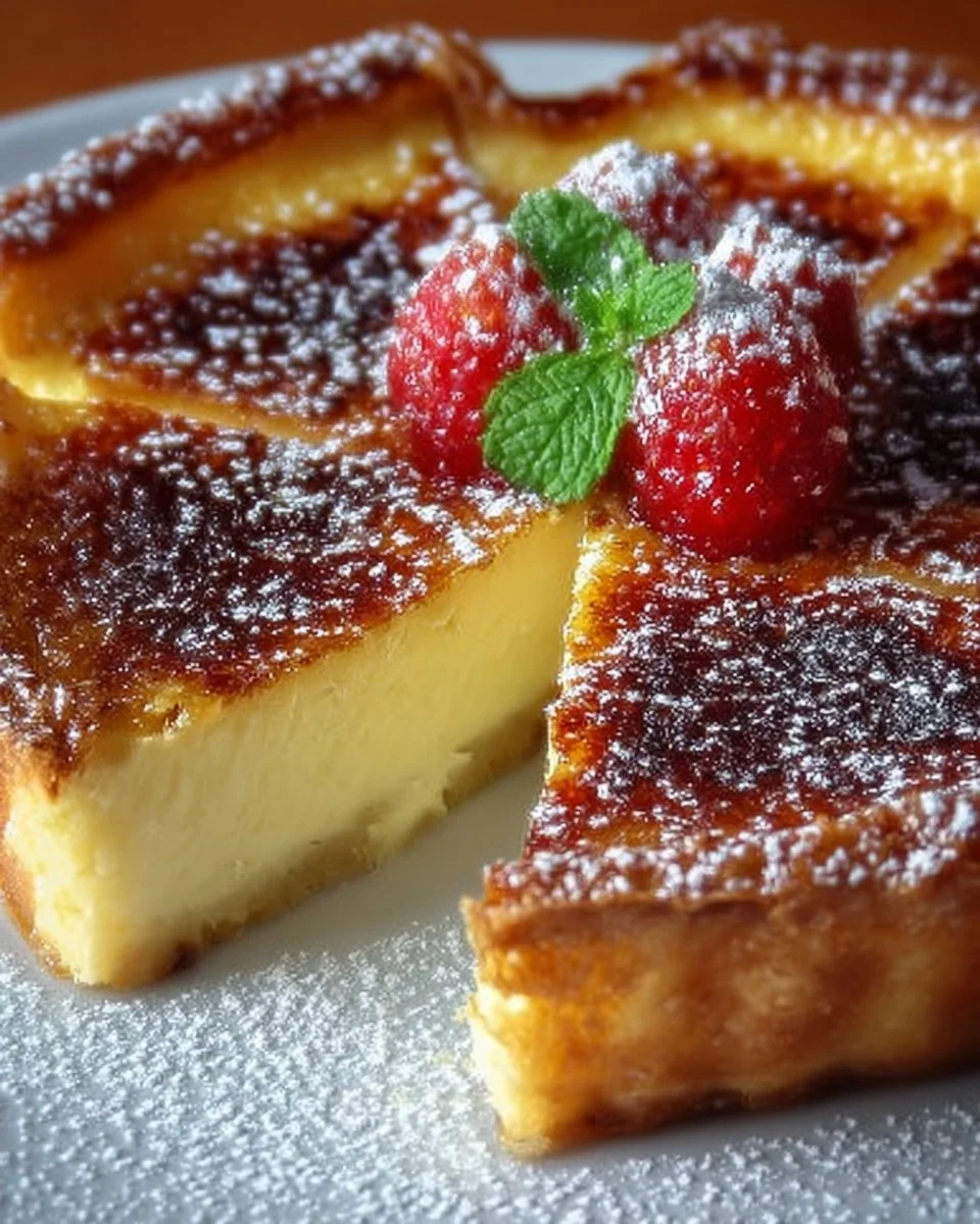 Griechische Pudding-Tarte mit frischen Zutaten und aromatischem Geschmack