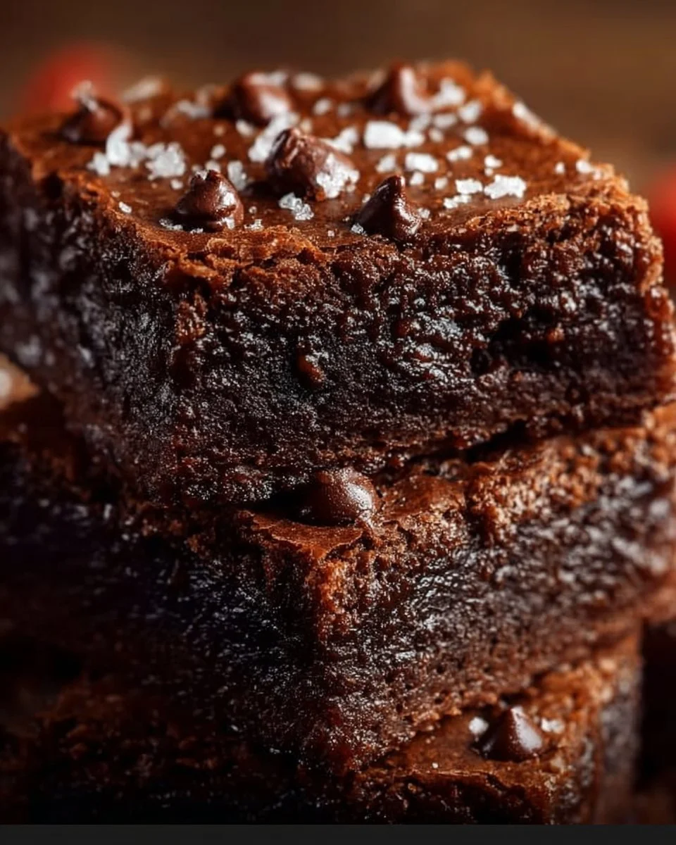 Hüttenkäse-Protein-Brownies auf einem Teller, perfekt für gesunde Snacks
