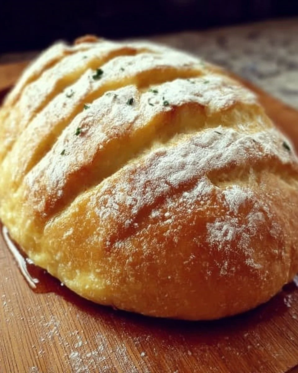 Jamie Olivers Brot Rezept mit 3 Zutaten, einfach und lecker zubereiten.