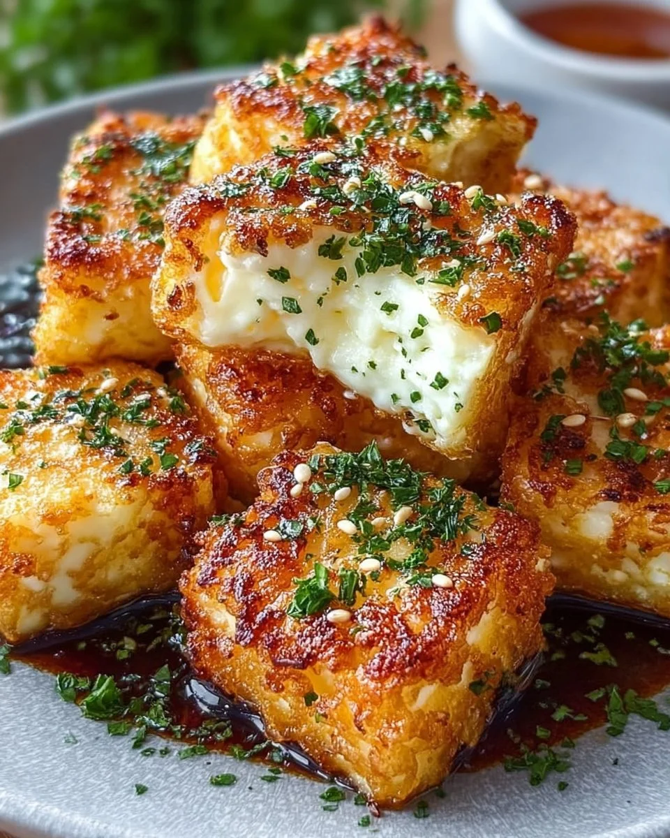 Knuspriger Feta aus dem Airfryer mit Gewürzen