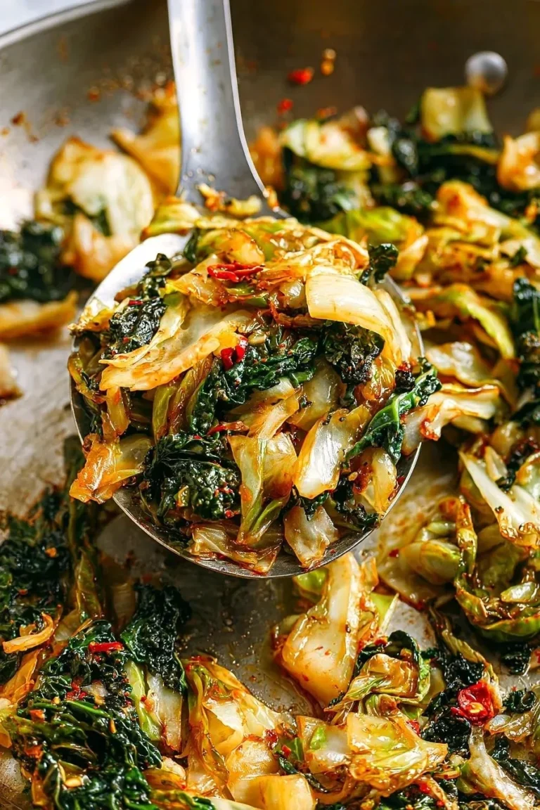 Bunte Paleo-Kohl-Pfanne mit frischem Gemüse und Gewürzen