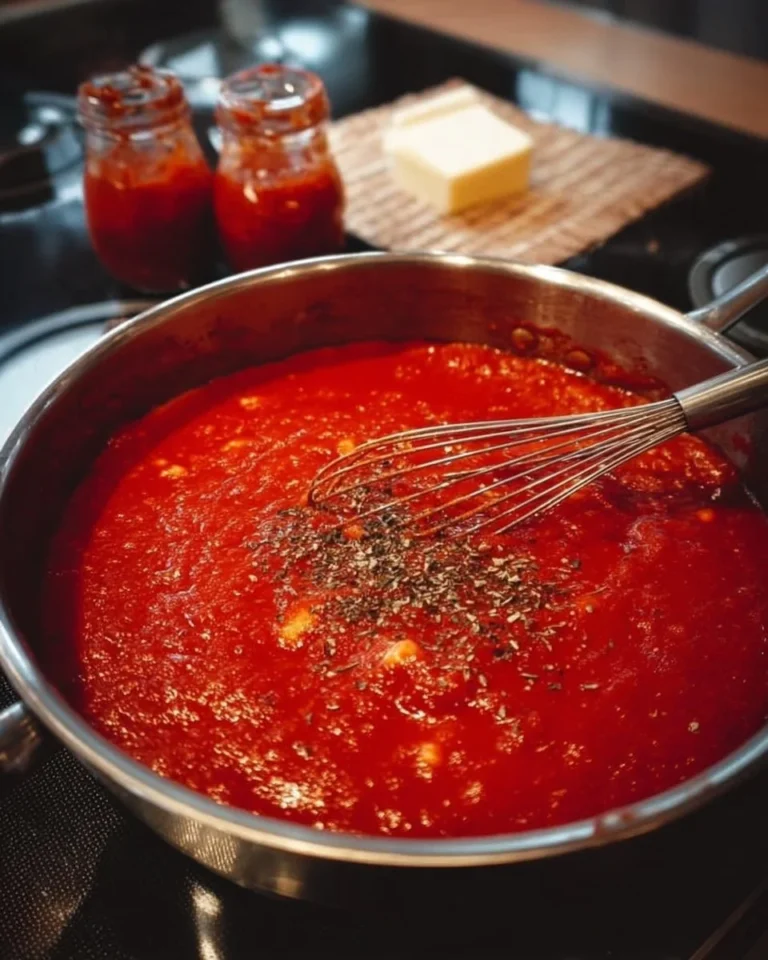 Hausgemachte Tomatensoße für Pasta und Pizza