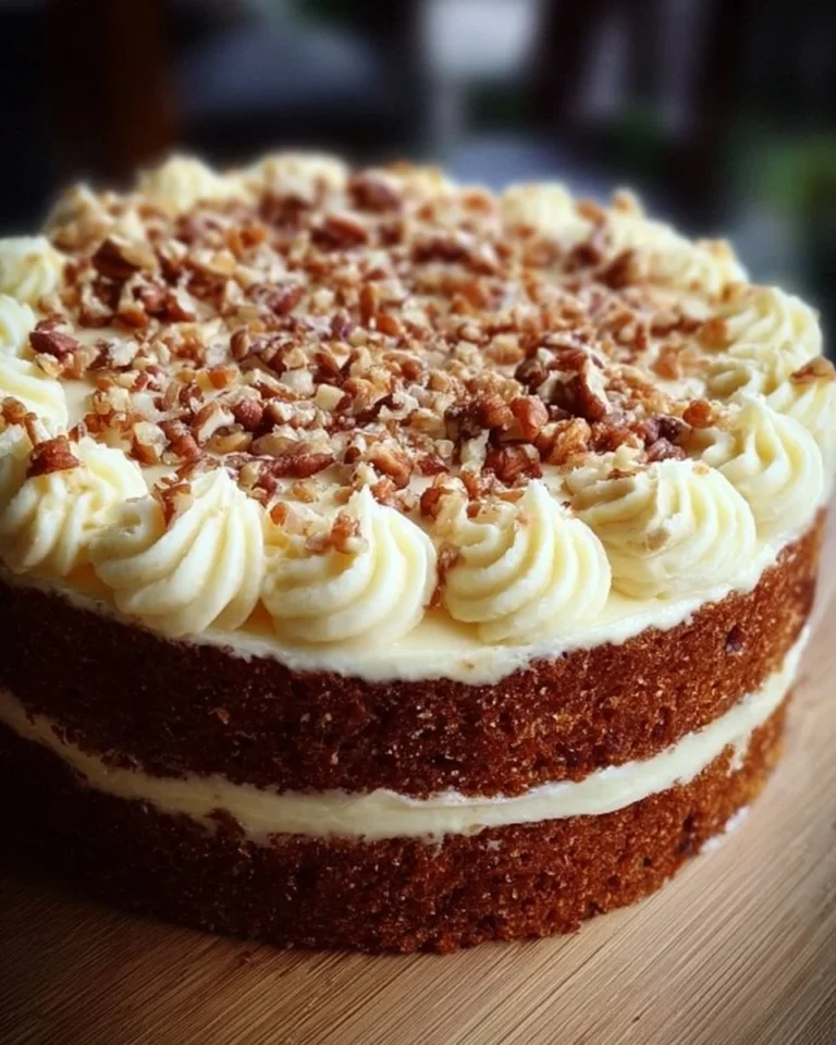 Keto Karottenkuchen mit köstlichen Zutaten auf einem Teller