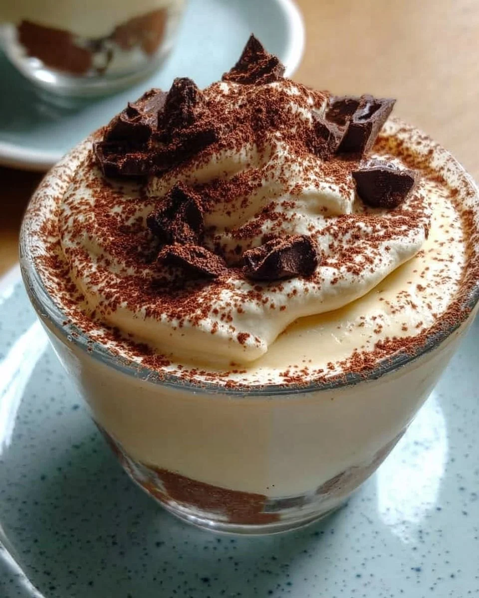 Schnelle Cappuccino-Creme in 3 Minuten mit Tiramisu-Geschmack zubereitet