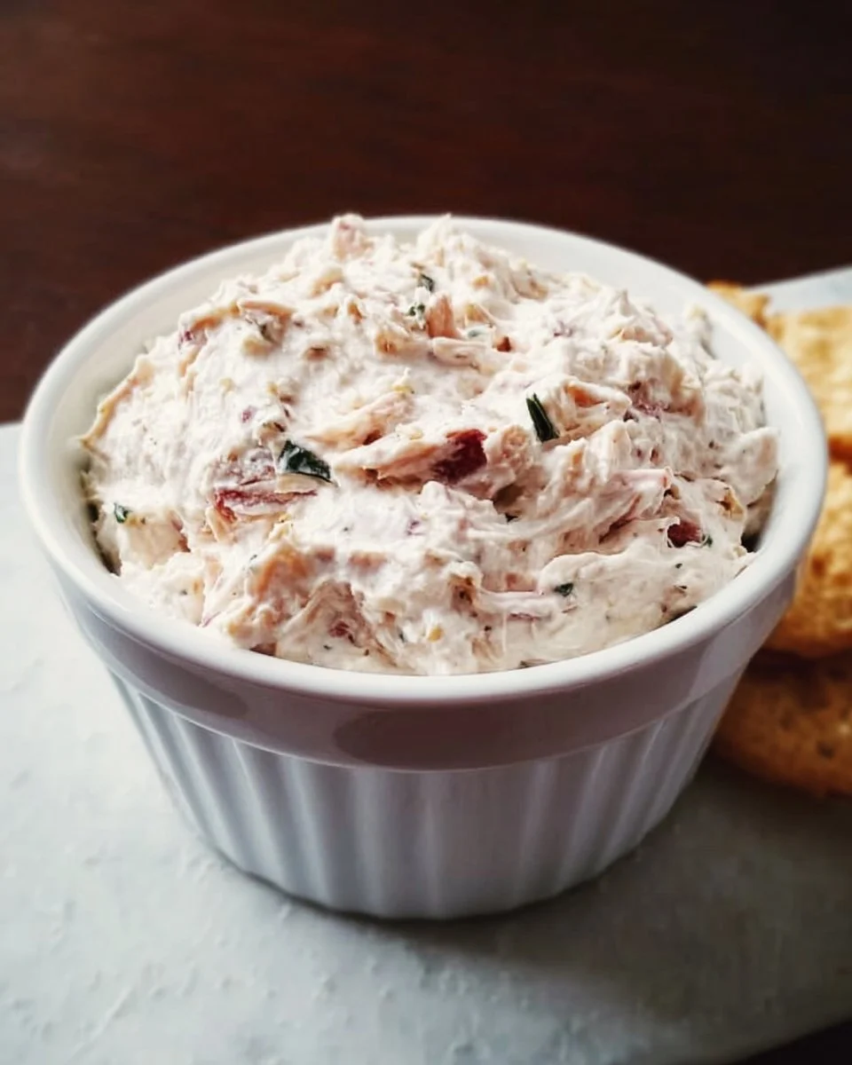 Thunfisch-Frischkäse-Creme auf einem frischen Brotaufstrich