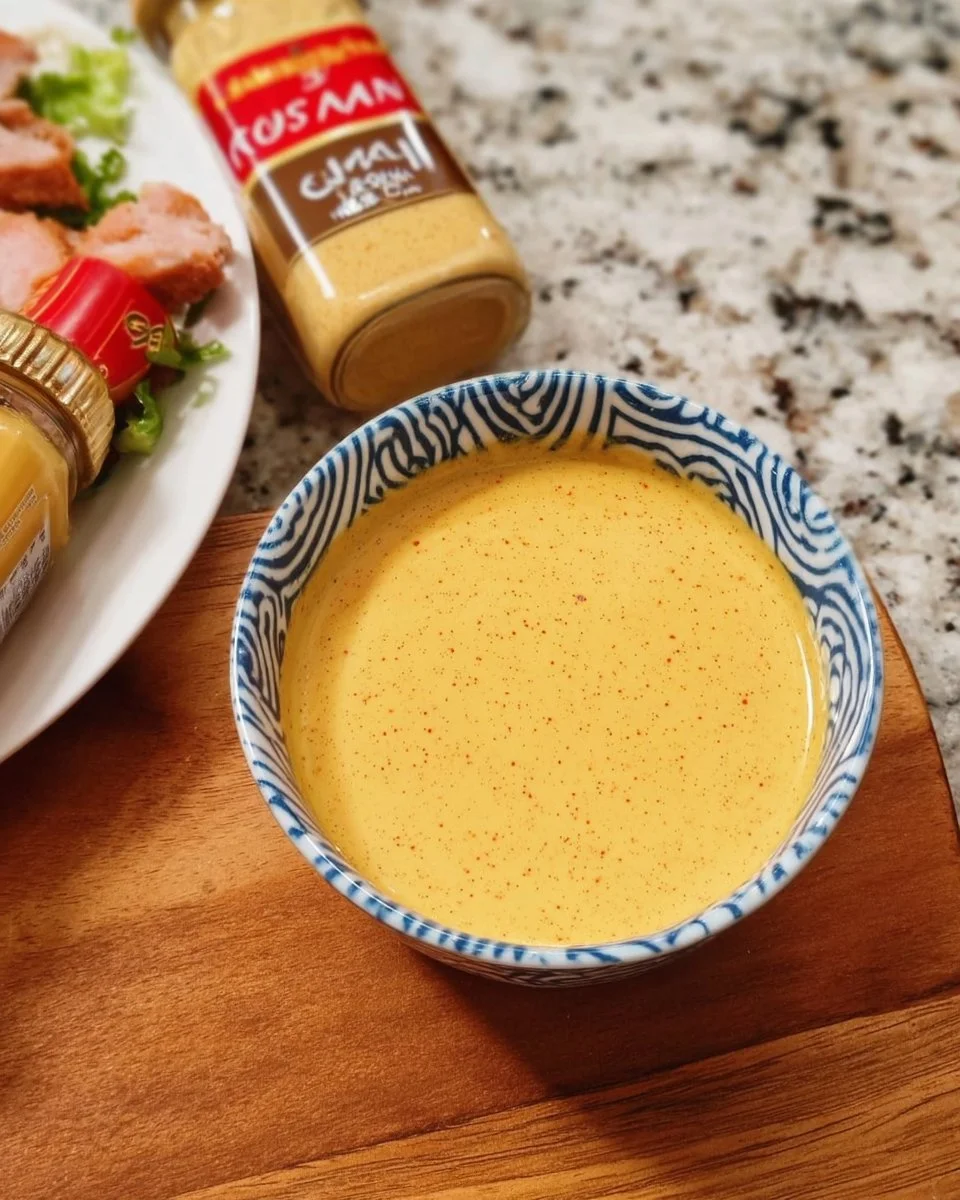 Chinesischer scharfer Senf in einer kleinen Schüssel