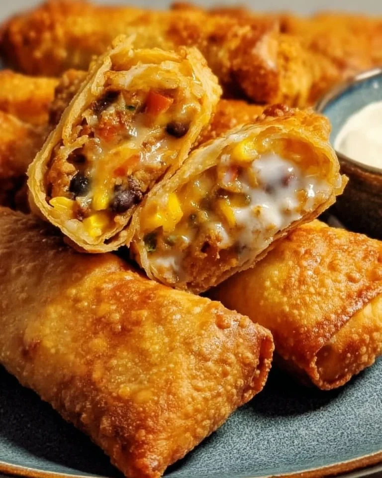 Leckere Copycat Chili's Southwestern Eggrolls mit würziger Füllung