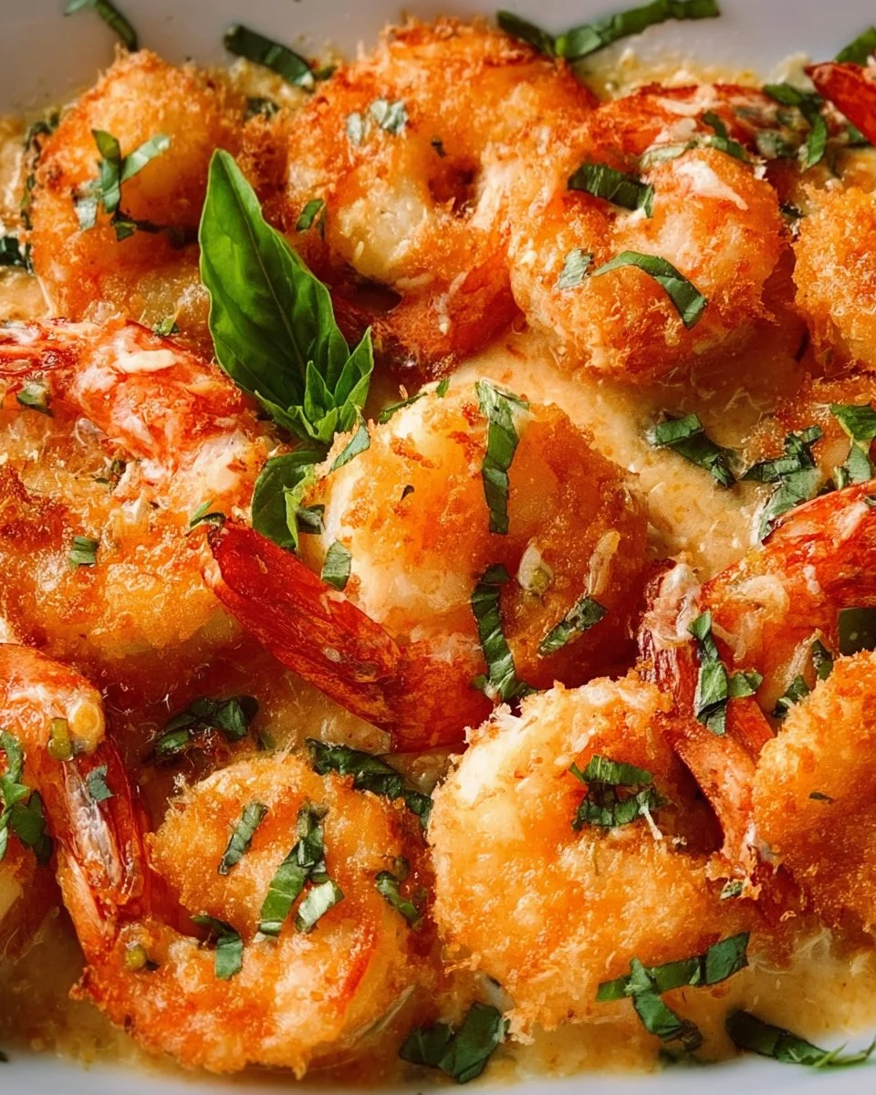 Cremige Kokosnuss-Garnelen