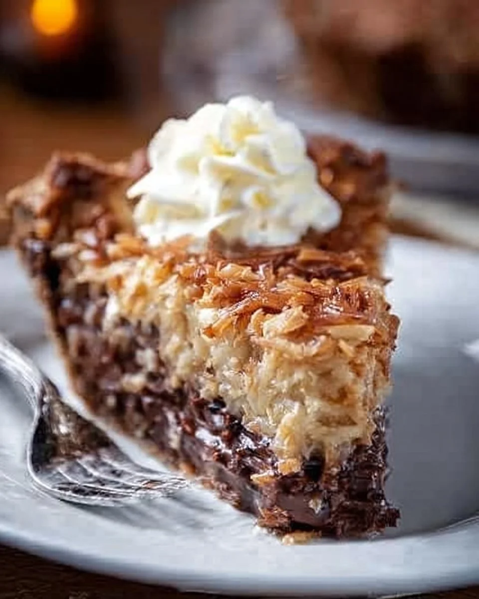 Saftiger deutscher Schokoladenkuchen mit einer köstlichen Schokoladenglasur