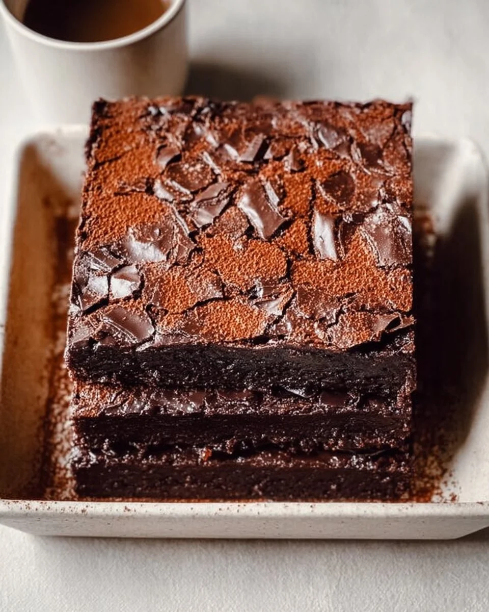 Leckere Espresso-Brownies mit intensiven Kaffeearomen und Schokoladengeschmack