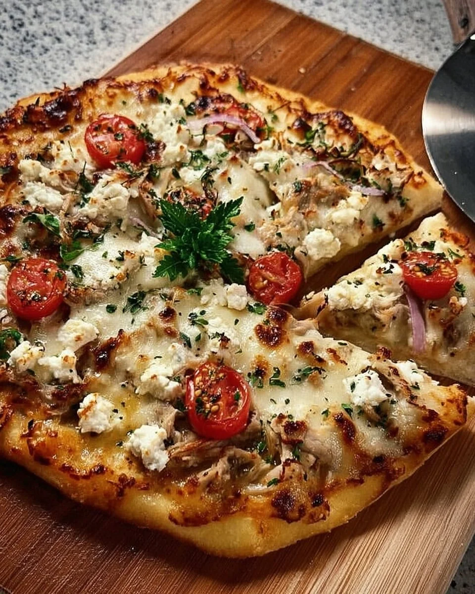 Gesunde Fitnesspizza mit Skyr als gesunde Mahlzeit für Sportler