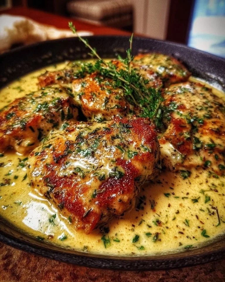 Irisches Hähnchen in cremiger Kräutersoße, alkoholfreies Rezept