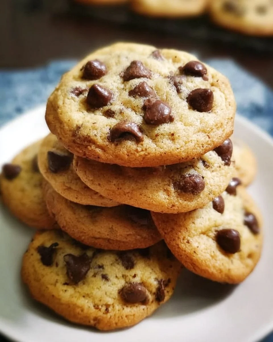 Klassisches Rezept für Nestlé Toll House Schokoladenkekse auf einem Teller