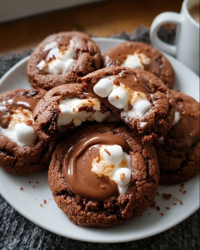 Marschmallow-Überraschungsschokolade in Keksen umhüllt mit Schokolade