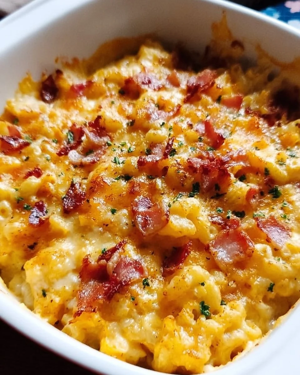 Niedrig-Kohlenhydrat-Keto-Makkaroni mit Käse auf einem Teller.