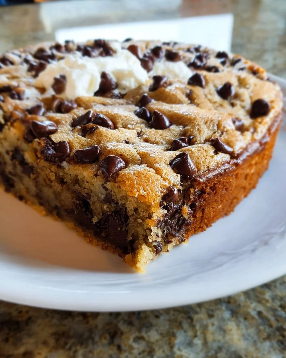 Schokoladenkekskuchen mit Schokoladenglasur und Keksen dekoriert