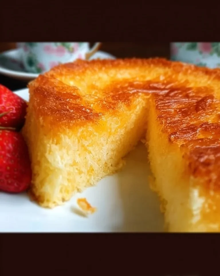 Saftiger Ananaskuchen aus Engelshaar mit tropischen Früchten