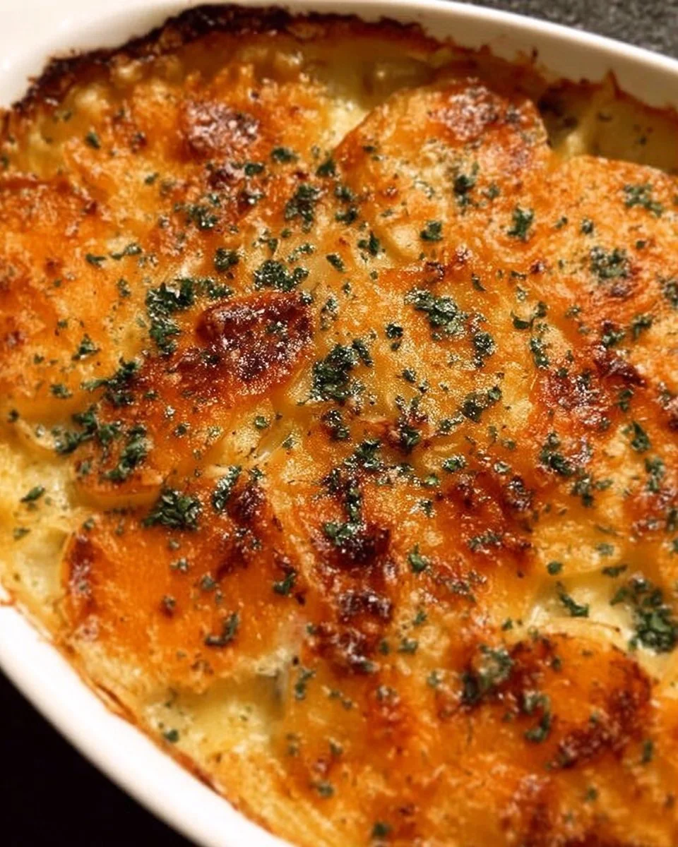 Beste selbstgemachte Gratinkartoffeln